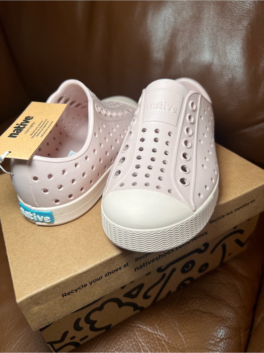 Native Shoes Toddler Size 5, 8, 9 Jefferson Dusty Pink Slip-On Water Friendly
